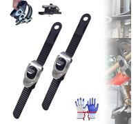 Grip Lock Straps, 2026 Ultimate Heavy-Duty Grip Lock Strap, With Adjustable Metal Buckles, Super-Strong Flexi Tie down Straps for Securing Cargo, Furniture, Equipment(2pcs with hook,14.76inch)