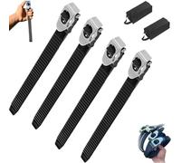 Grip Lock Straps - Stronger. Faster. Smarter, Reusable Ultimate Heavy-Duty Adjustable Multipurpos Locking Straps with Ratchet Buckle and Super-Strong Flexi Strap for Secure Anything