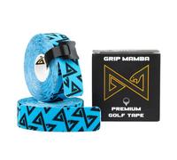 Grip Mamba Golf Finger Tape, 120 Pre Cut Strips, Flexible Waterproof, Blister Prevention, Cuts Callus Protection, Athletic Kt Sports Wrap, Golfing Sleeve, Hands, Caddies, Golfers Thumb Guard, Blue