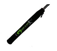 Grip-N-Rip Barrel Jacket Bat Sleeve Neoprene Softball Bat Protector, 21” Long with Textured Grip for Enhanced Control Zipper Closure for Easy Use Protects Against Scratches & Damage Black