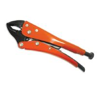 Grip-On 111-07 7-Inch Curved Jaw Locking Pliers in Orange Epoxy