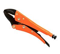 Grip-On 112-07 7-Inch Straight Jaw Locking Pliers in Orange Epoxy