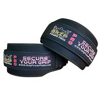 Grip Power Pads Gym Weight Lifting 6" Wide Neoprene Double Belt for Men Back Lumber Support Fitness Exercise Bodybuilding (Black, Large 38"-41.5")
