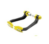 Grip Protection Shield Universal 2PCS Motorcycle Brakes Hand Guard Bow Anti-Fall Modification Handguard Handlebar Lever Guards Protectors(Yellow)