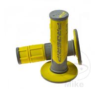 Grip Rubber Set PROGRIP 801 MX/Scooter grey/yellow 22/25 mm 115 mm
