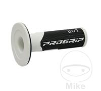Grip Rubber Set PROGRIP 801 MX/Scooter white/black 22/25 mm 115 mm