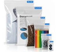 Grip Seal Bags 3.5 x 4.5", 200 Pack, Small Clear Plastic Resealable, Storage Organisation Food Grade