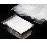 Grip Seal Bags - 300pcs Small Sealable Mini Ziplock Resealable Clear Plastic Bags - 9 * 6cm, Transparent Polythene Pouches for Jewelry, Drugs, Candies