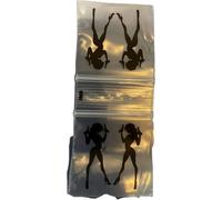 GRIP SEAL BAGS BAGGIES 1000 1.5 x 1.5 INCH 40MM X 40MM LADY LOGO