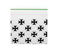 Grip Seal Bags Zip Lock Bags Resealable Plastic Bag Baggies (30x30 mm (200 Pcs) Multi Chopper)