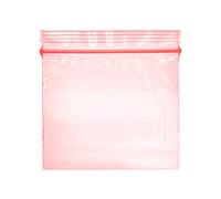 Grip Seal Bags Zip Lock Bags Resealable Plastic Bags Baggies (2x2 Inch (300 Pcs), Red)