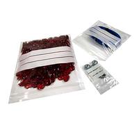 Grip Seal Polythene Bags with Write On Panel 1000 Pcs - (100x137mm)