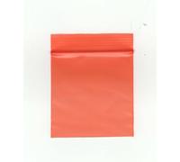 Grip Seal Polythene Zip Lock Bags, 50mm x 50mm, Clear, Pack of (Orange 100pcs (2"x 2"(5x5cm)))
