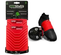 GRIP SEVEN Football Boots Lace Covers, Size 6-10+ UK Rugby Boots Laces Covers Made from Durable Silicone, Football Accessories for Men, Women, Kids, Keeps Laces Tied During Sports