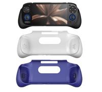 Grip Stand Holder Protective TPU Shell Case for Retroid Pocket 5 Handheld Game Console Grip for RP5 Game Console Accessories (Black)