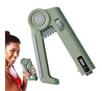 Grip Strength Meter, Digital Hand Dynamometer, 7.09 x 7.87 Inch Compact Display, Adjustable Fitness Trainer for Finger Arm Muscle Testing, Professional Strength