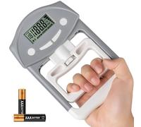 Grip Strength Tester, 220Lbs/99Kgs Hand Grip Dynamometer, Electronic Handgrip Trainer with Precision Tracking 19 User Profiles, Adjustable Bionic Handle for Sports Home School and Clinical Use