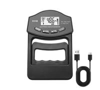 Grip Strength Tester - ABS + Electronic Components, 12.8 x 19.8 cm Manual Clamp Digital Display | Portable Electronic Dynamometer, USB Rechargeable Force Meter for Trainam