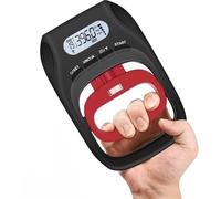 Grip Strength Tester - Digital Hand Dynamometer of Large Strength Range 390lbs/180kg with Precise Sensor & Adjustable Handle for Sports Rehab & Clinical