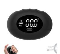 Grip Strength Tester Football, 2026 New Hand Grip Strength Tester Trainer, Portable Rechargeable Mini Hand Strength Dynamometer with Smart Digital Display for Arm and Finger Exercises (Black)