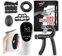 Grip Strength Tester & Grip Strength Trainer Kit, Hand Grip Dynamometer Forearm Strengthener, Dynamometer Grip Strength Meter, Grip Tester, Hand Gripper Strengthener, Forearm Exerciser & Grip Trainer