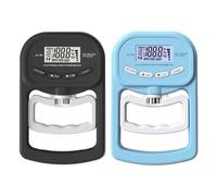 Grip Strength Tester - Hand Digital Dynamometer | Rechargeable Exercise Counter | Smart Memory Gauge Comfortable Workout | Handle Training Device for Sp
