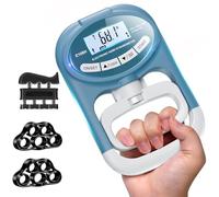 Grip Strength Tester Hand Dynamometer - Electronic Meter Digital Agarre Grip Strength Trainer 265 Lbs / 120 Kgs with Accessory for Sports Home School Gym Use