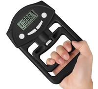 Grip Strength Tester, Hand Grip Dynamometer, Electronic Hand Grip Strength Tester Grip Strengthener Hand Exerciser Meter Digital Hand Grip Training Gauge 220 Lbs / 99 Kgs for Sports, School, Office
