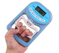 Grip Strength Tester,Hand Grip Dynamometer,Portable Digital Hand Grips Strengthener with LCD Display,Grips Strength Tester for 19 User Memory Records for Athletic Training Assessment for Boys Teens