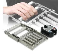 Grip Strength Tester, Stainless Steel Spring Grip Trainer, Hand Gripper for Muscle Building, Home Gym & Rehabilitation
