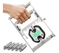 Grip Strength Tester with LCD Display - Stainless Steel Hand Trainer for Rehabilitation and Strength Training