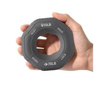 Grip Strength Trainer 9-41 kg Forearm Trainer Ring Training Device | Forearm and hand exerciser for home, outdoor, gym, office, travel, commuting and daily fitness workout