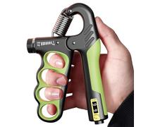 Grip Strength Trainer, Adjustable Wrist Strengthener, Ergonomic Fitness Accessory for Finger Exercises on the Go and Home Gym