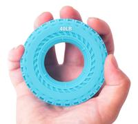 Grip Strength Trainer, Comfortable Device for Forearm Muscle Training, Ring to Strengthen the Handgrip, for Men, Teenagers, Athletes, Commuters, Dorm, Travel, Car Trip