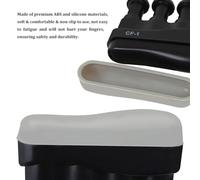Grip Strength Trainer, Hand Gripper Strengthener With Ergonomic and Streamlined Design Entry Level Piano and Guitar Finger Trainer Guitar Accessories for Guitar, Musicians, (Black)