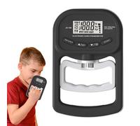 Grip Strength Trainer, Hand Strength Tester - Battery Operated Portable Hand Grip Tester | High Precision Humanised Design Training Meter with Intelligent Memory for Sports and School Brew