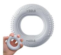 Grip Strength Trainer Ring, Hand Strengthening Rings, 20-60 lb Silicone Hand Stretching Rings, Forearm Grip Training, Hand Grip Strengthening Device, Double Strength Silicone Forearm Training Device