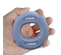 Grip Strength Trainer Silicone Gripper Finger Forearm Ring Strengthener | Exerciser Ring Strengthener Silicone Rings Fingers Forearms Exercises Grip Trainer Portable Exerciser for Rock Climbing At