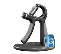 Grip strength trainers, 10-100Kg Adjustable Device For Fitness Rehabilitation Training, Wrist Strength Counting For Muscle Exercise(Count-BLACK)