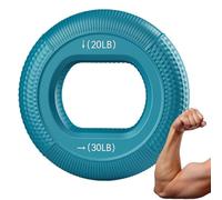 Grip Strength Training - Adjustable 78.5mm Silicone | Forearm Exerciser Circle Hand Grip Strengthener | Portable Hand Training Equipment for People