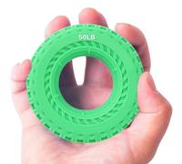 Grip Strength Training Device, Comfortable Device for Training Forearm Muscles, Ring for Strengthening the Hand Grip - For Men, Teenagers, Athletes, Commuters, Dorm, Travel, Car Trip