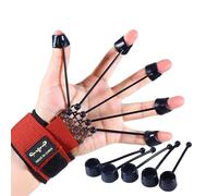 Grip Strength Training Device - Portable Hand Exercise Trainer Finger Stretcher Finger Training Bands Reusable Finger Hand Stretcher Training Device for Physical Wrist Rehabilitation