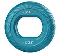 Grip Strength Workout Ring | Silicone 78.5mm Diameter 25mm Thickness 75g | Double-Force Finger Exerciser 20-80LB Resistance Options | Portable Hand Conditioning Tool For Boxing Athletes Rehabilitation