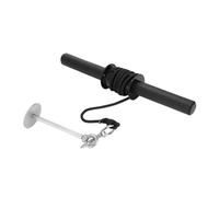 Grip Strength Wrist Circulator - Durable Steel Rollers, Improved Charge Cable Mechanism, Thick Comfort Handles for Muscle Translation, Adjustable Rope Length Machine, Ideal Rehabilitation Performance