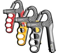 Grip Strengthener, 5-100 Kg Adjustable Hand Gripper Strengthener, Forearm Strengthener Workout Kit with Mechanical Counter, Finger Strengthener for Professionals and Fitness Beginners (3pcs)
