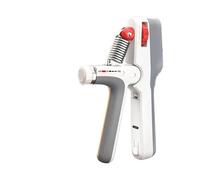 Grip Strengthener, Electronic Counting Timing Device Adjustable Weight Fitness Hand(White Grey)