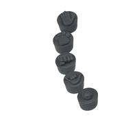 Grip Tape Helper Caps for Paddles, 5 Piece Silicone Tail Covers with Raised Tap Designs for Active Play Gear Set Replacement Grip Accessory Training Gear