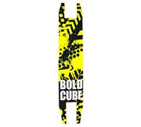 Grip Tape Stunt Scooter - Self Adhesive Bubble Free Water Resistant Sandpaper - Fits Most Stunt Scooters - Prime - Blue Black Yellow Pink Red Purple (Yellow Warning)