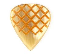 Grip Tones Mini Guitar Plectrum, White Horn (Single)
