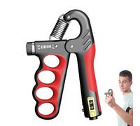 Grip Trainer Hand Strengthening - Adjustable Hand Gripper with Built-in Counter, Stainless Steel Spring | Non-Slip Forearm Strength Trainer for Wrist Fingers, Muscle Training Instrument for Fitness at